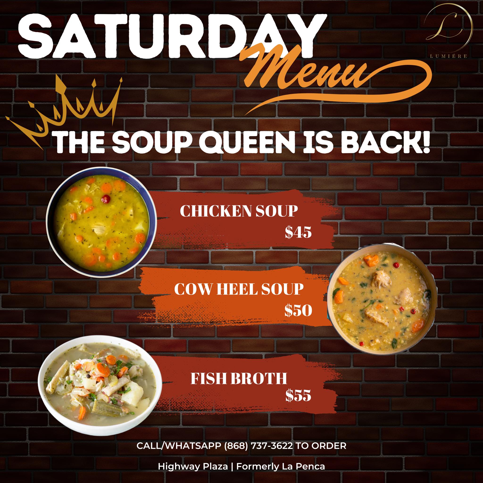 THE SOUP QUEEN IS BACK special image